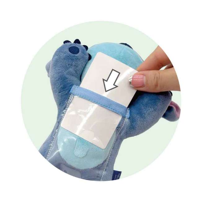 Porta pase de Stitch acostado