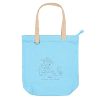 Bolso tote vertical con cierre Disney Winnie the Pooh azul