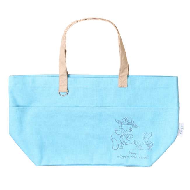 Bolso tote horizontal azul de Winnie the Pooh