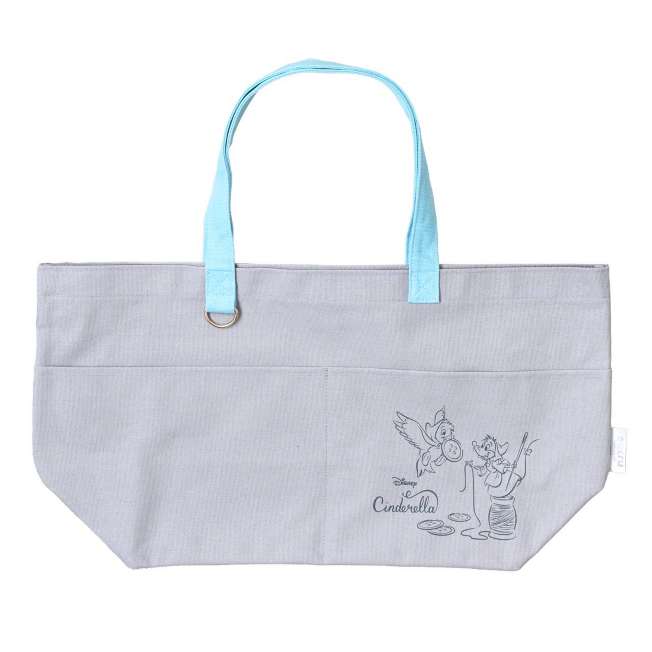 Bolso tote gris horizontal de Cenicienta