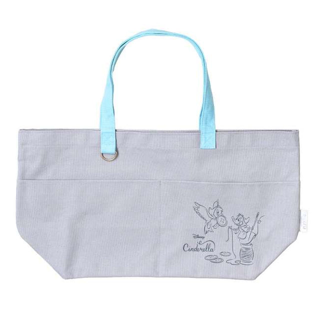 Bolso tote gris horizontal de Cenicienta