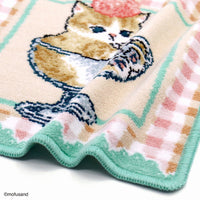 Toalla de mano Mofusand Sweet Parfait verde