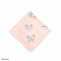 Pañuelo Mofusand de gatito tiburón rosado