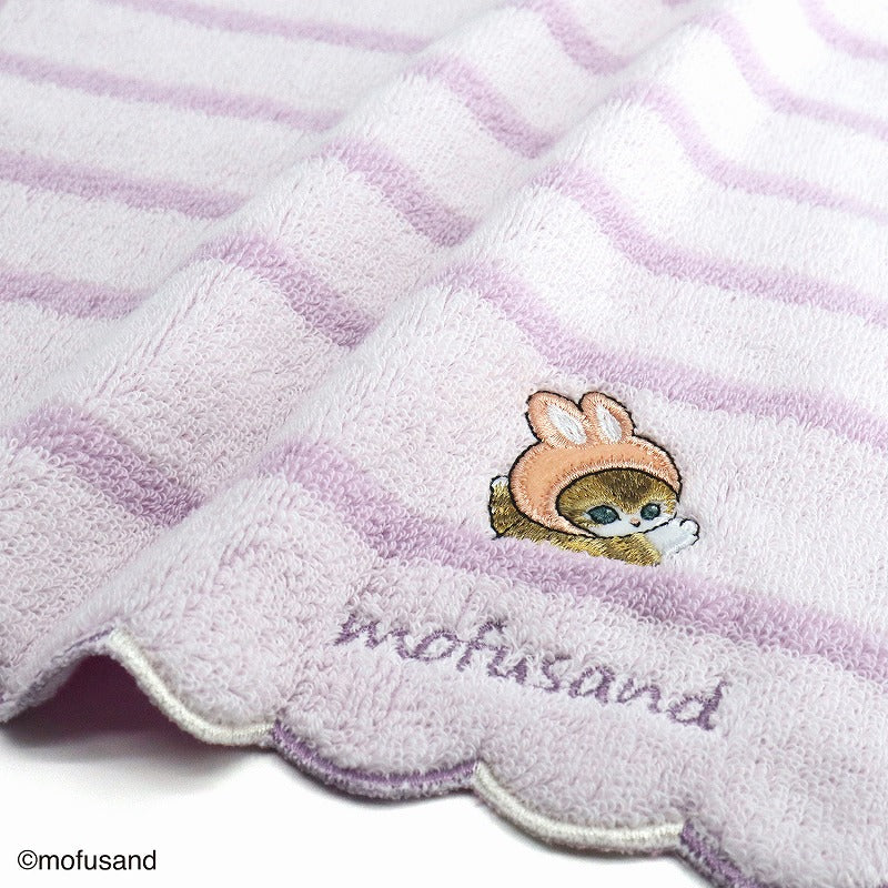 Pañuelo toalla Mofusand rosado