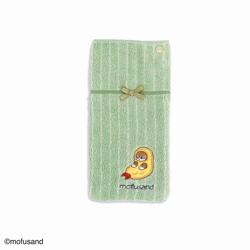 Mofusand Pañuelo Porta Botella Verde Bordado