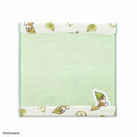 Toalla de mano mofusand con peras, verde