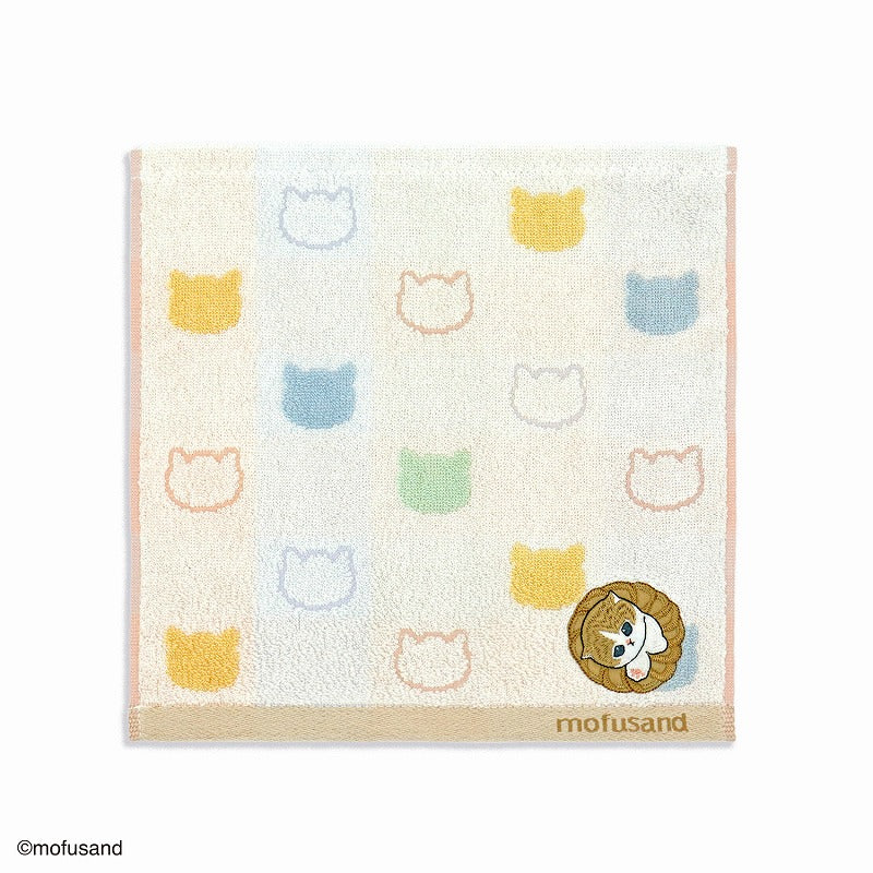 Pañuelo de mano Mofusand con gato y donas