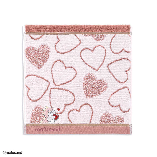 Pañuelo de mano Mofusand: gatito monstruo rosado