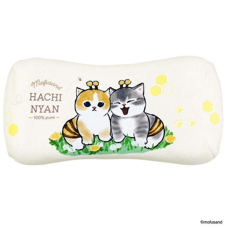 Almohadón mini mofusand con diseño de gatito abeja