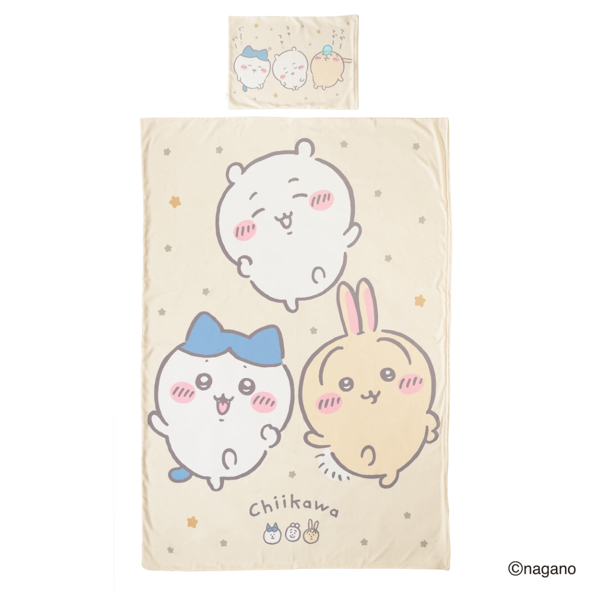 Set de funda de plumón y almohada Chiikawa Estrellas