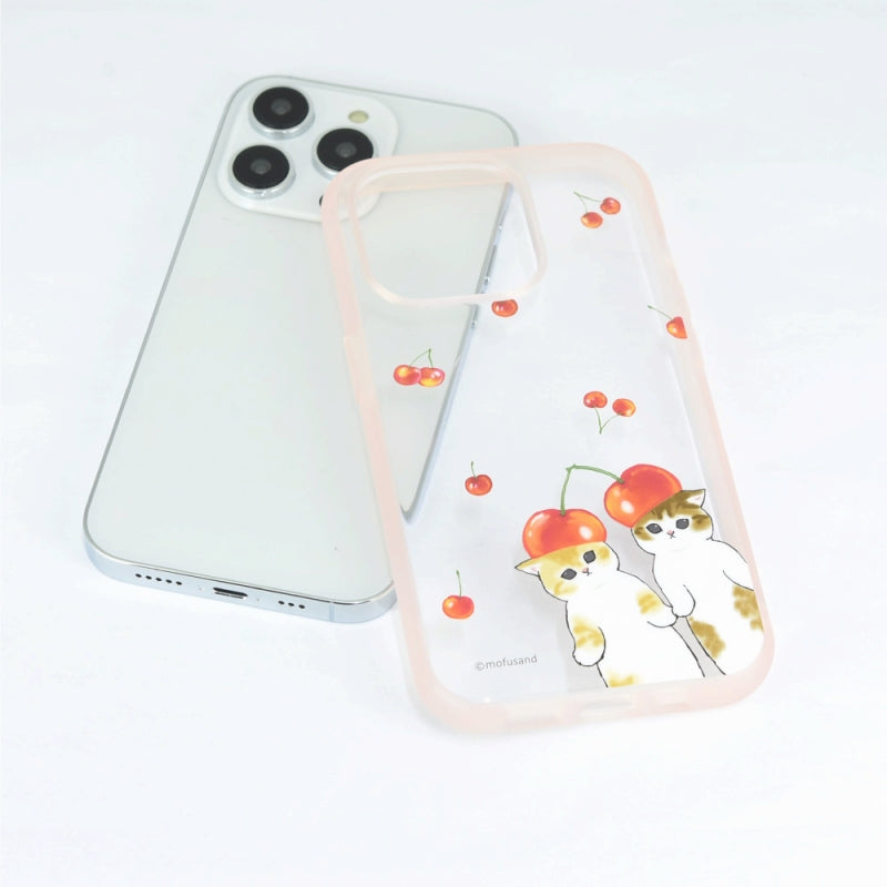 Funda transparente Mofusand para iPhone 14 Pro/13 Pro