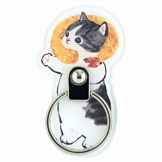 Anillo para celular Mofusand, gatito camarón