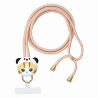 Correa bandolera para celular mofusand con gato panda