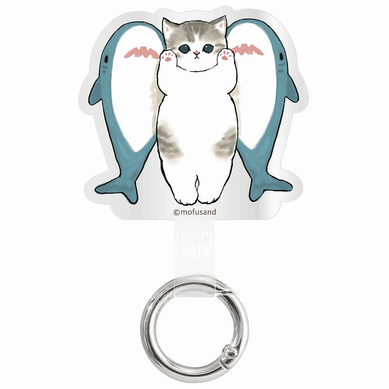 Soporte para celular Mofusand: gato tiburón