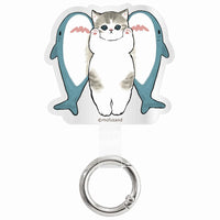 Soporte para celular Mofusand: gato tiburón