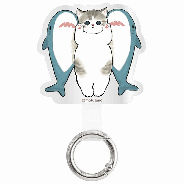 Soporte para celular Mofusand: gato tiburón