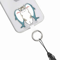 Soporte para celular Mofusand: gato tiburón