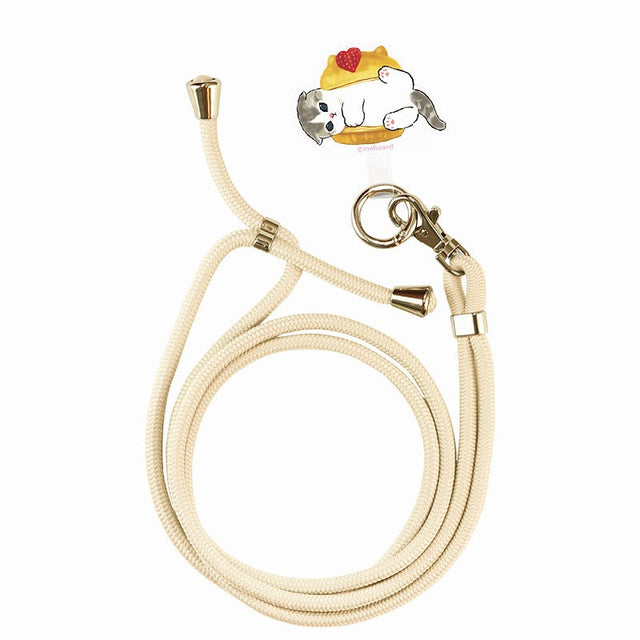 Set de anillo y correa para celular Mofusand
