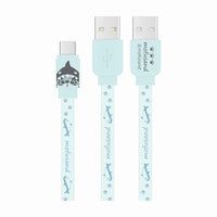 Cable USB-C Mofusand con gatito tiburón
