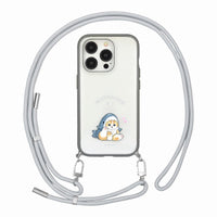 Funda Mofusand IIIIfit Loop para iPhone: gato tiburón