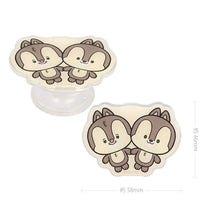 Soporte transparente para celular Chip y Dale Pocopoco