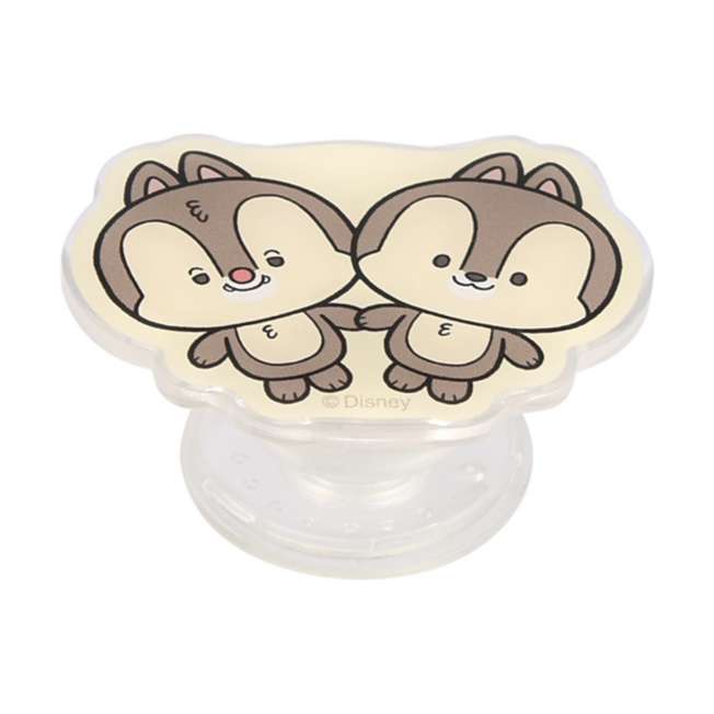 Soporte transparente para celular Chip y Dale Pocopoco
