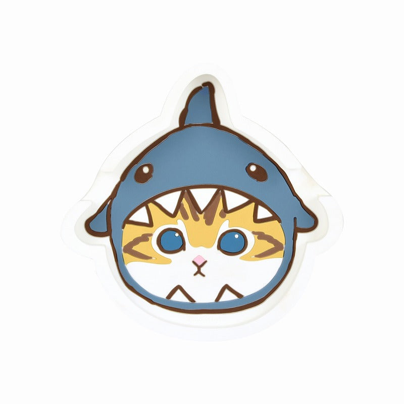 Soporte y bandeja para celular Mofusand Tiburón Gato