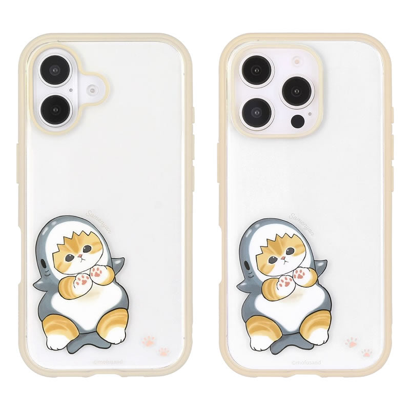 Funda IIIIfit transparente mofusand para iPhone, marfil