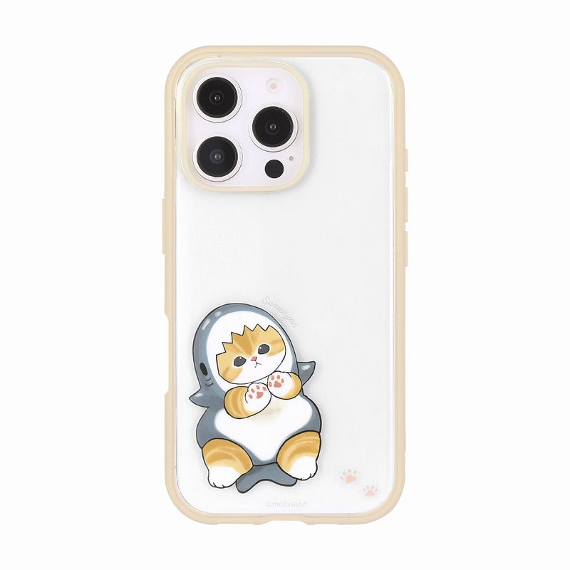 Funda IIIIfit transparente mofusand para iPhone, marfil