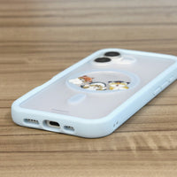 Funda azul Mofusand para iPhone compatible con MagSafe