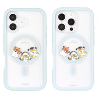 Funda azul Mofusand para iPhone compatible con MagSafe