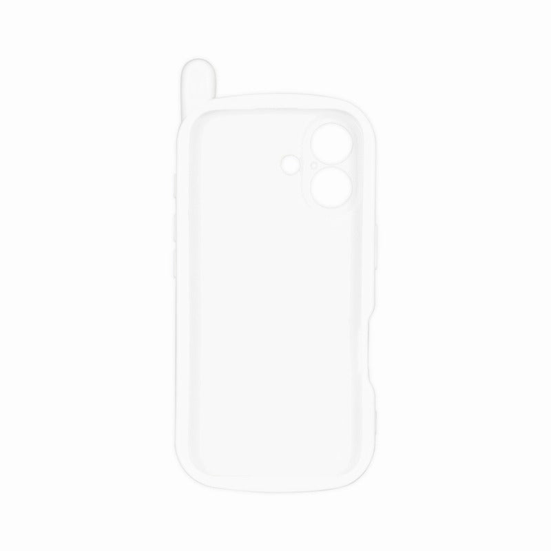 Funda Mofusand estilo celular retro blanca