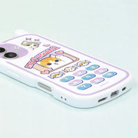 Funda Mofusand estilo celular retro blanca