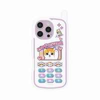 Funda Mofusand estilo celular retro blanca