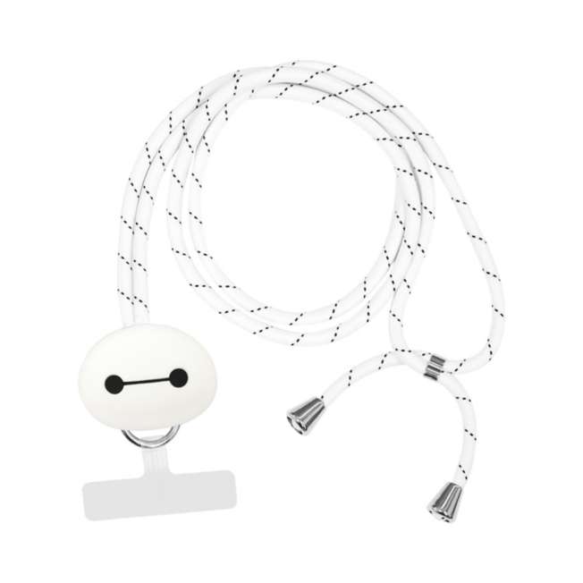 Correa para celular con anillo y mascota de Baymax