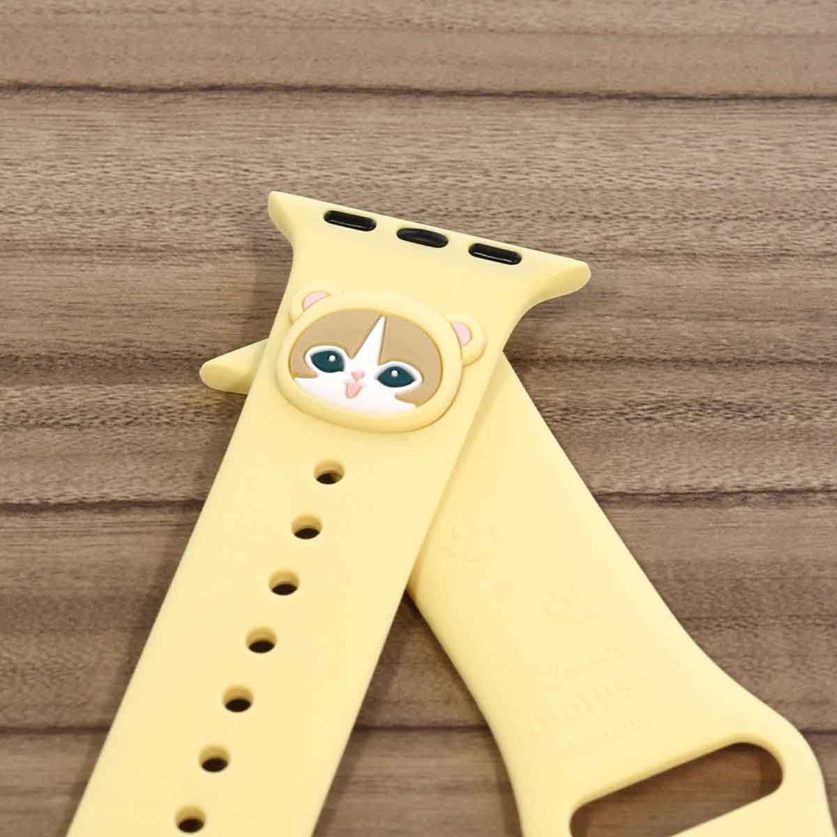 Correa Mofusand para Apple Watch con gatito oso