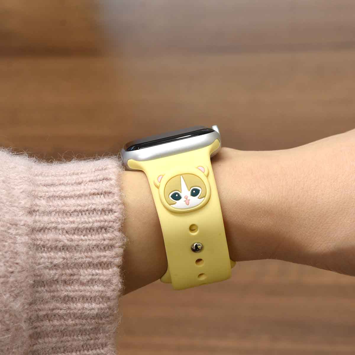 Correa Mofusand para Apple Watch con gatito oso