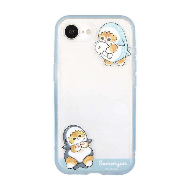 Funda azul Mofusand IIIIfit Clear para iPhone 16e