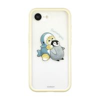 Carcasa mofusand con marco en relieve para iPhone 16e (marfil)