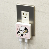 Mofusand: cargador USB-C de 2 puertos con gatito panda
