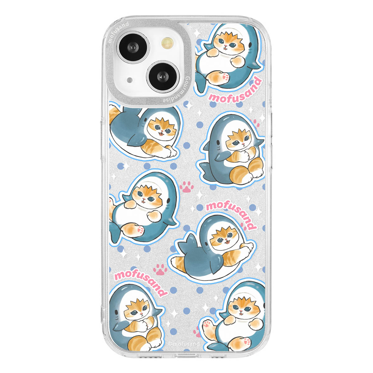 Funda Mofusand para iPhone con marco de cámara - Gato Tiburón