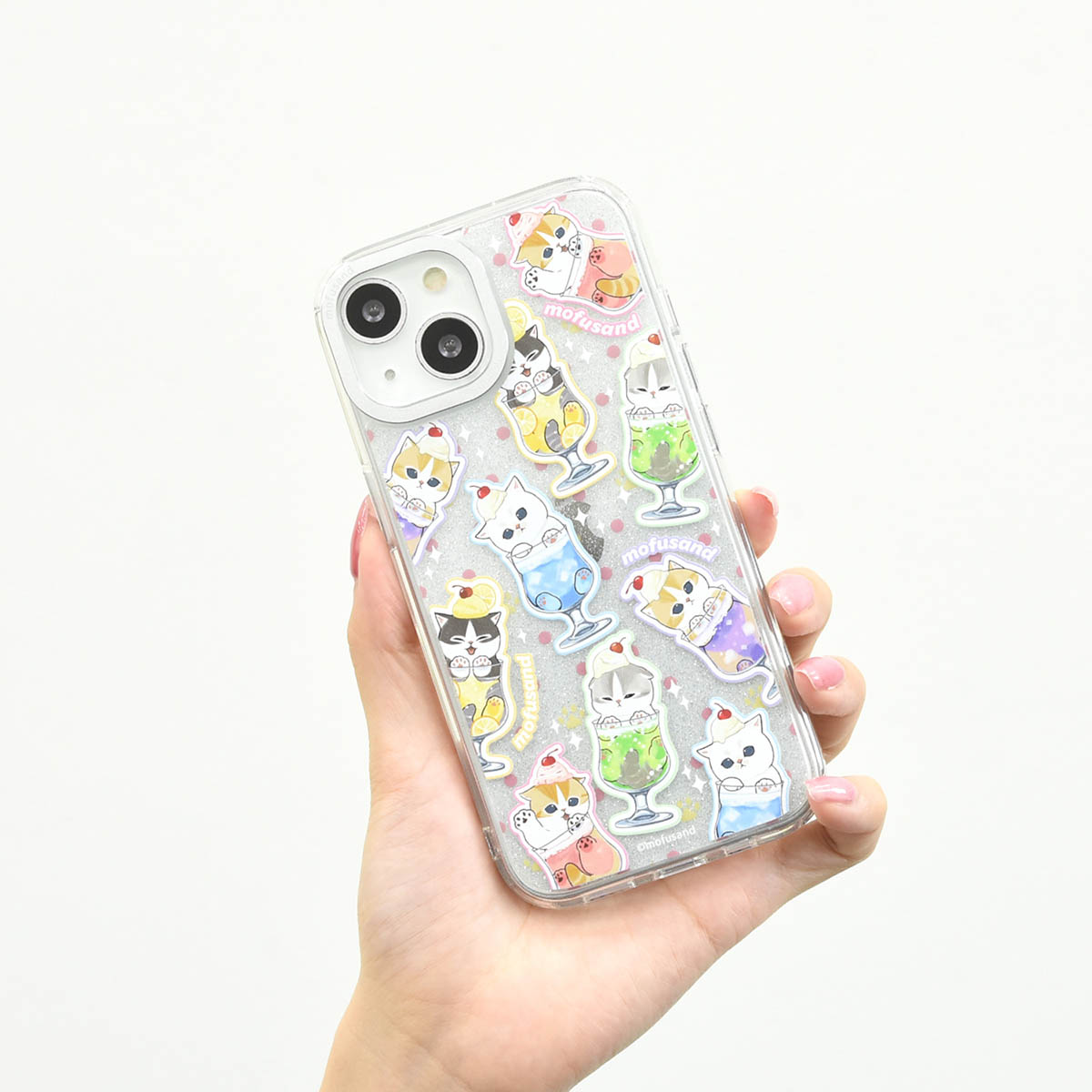 Funda Mofusand para iPhone con marco para cámara