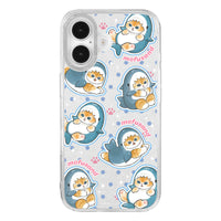 Funda Mofusand para iPhone con marco de cámara - Gato Tiburón