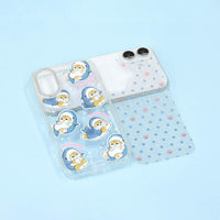 Funda Mofusand para iPhone con marco de cámara - Gato Tiburón