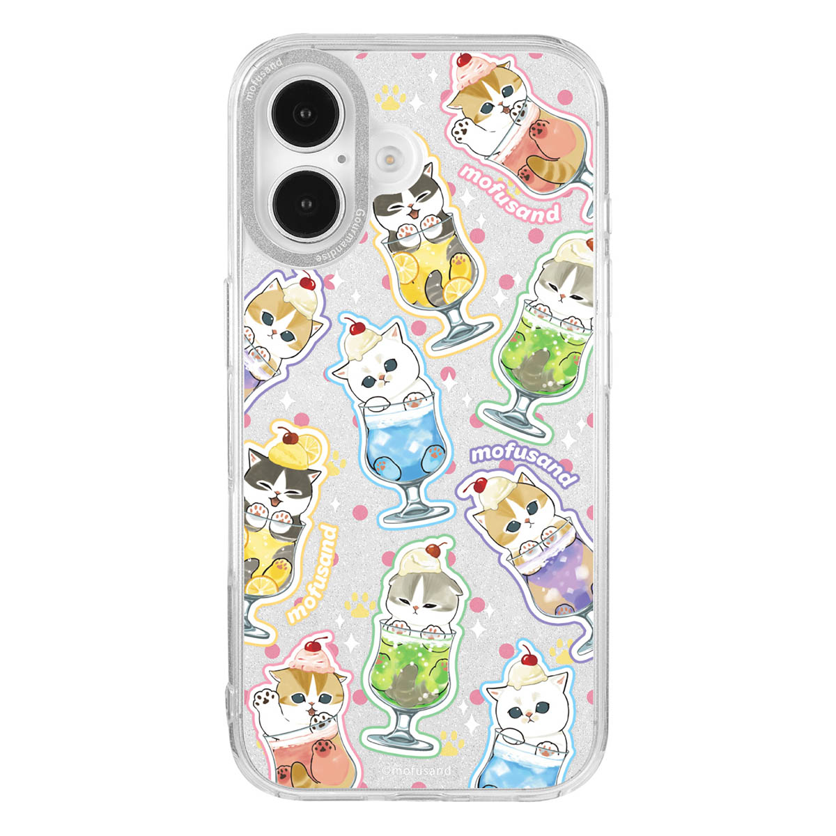 Funda Mofusand para iPhone con marco para cámara
