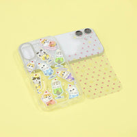 Funda Mofusand para iPhone con marco para cámara