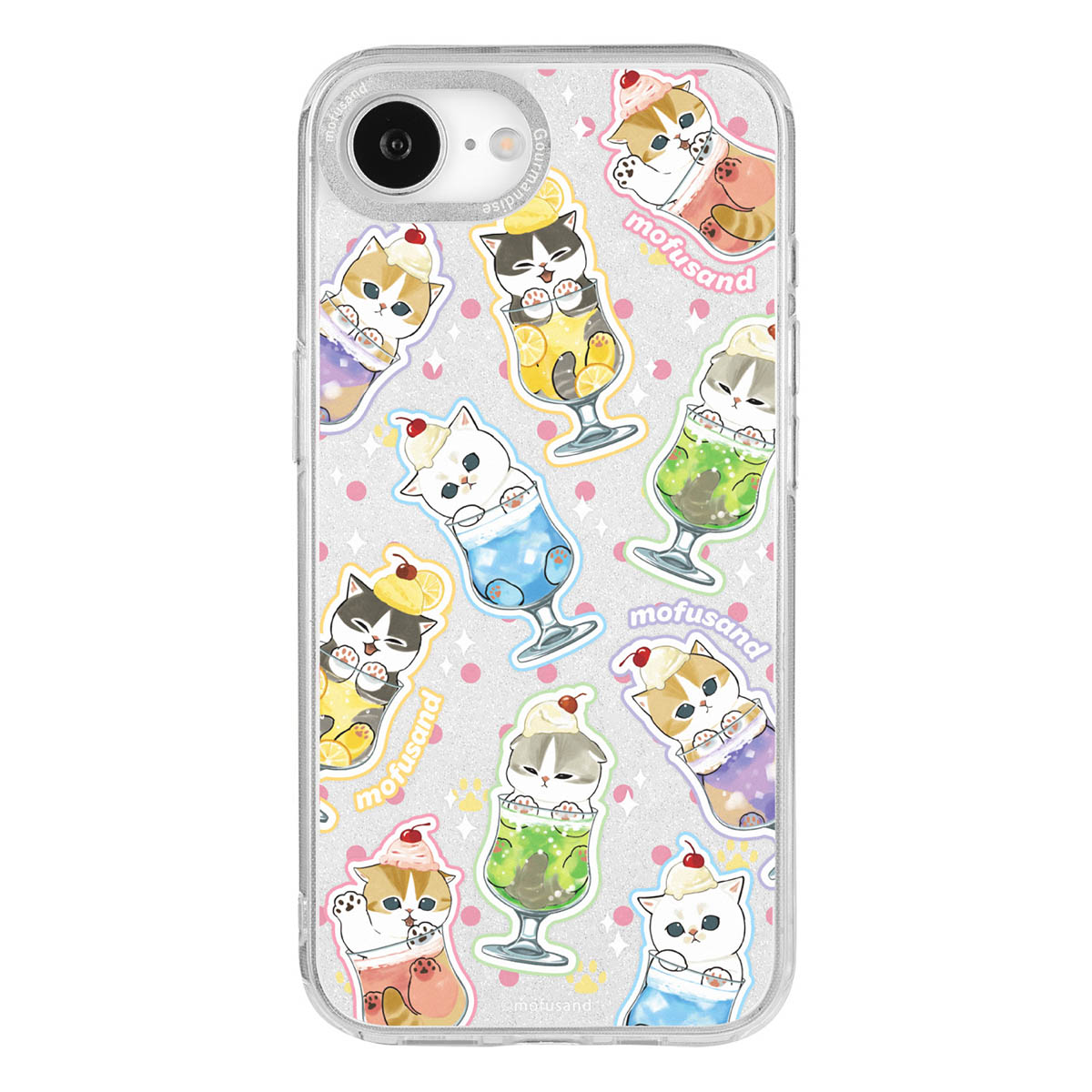 Funda Mofusand para iPhone con marco para cámara