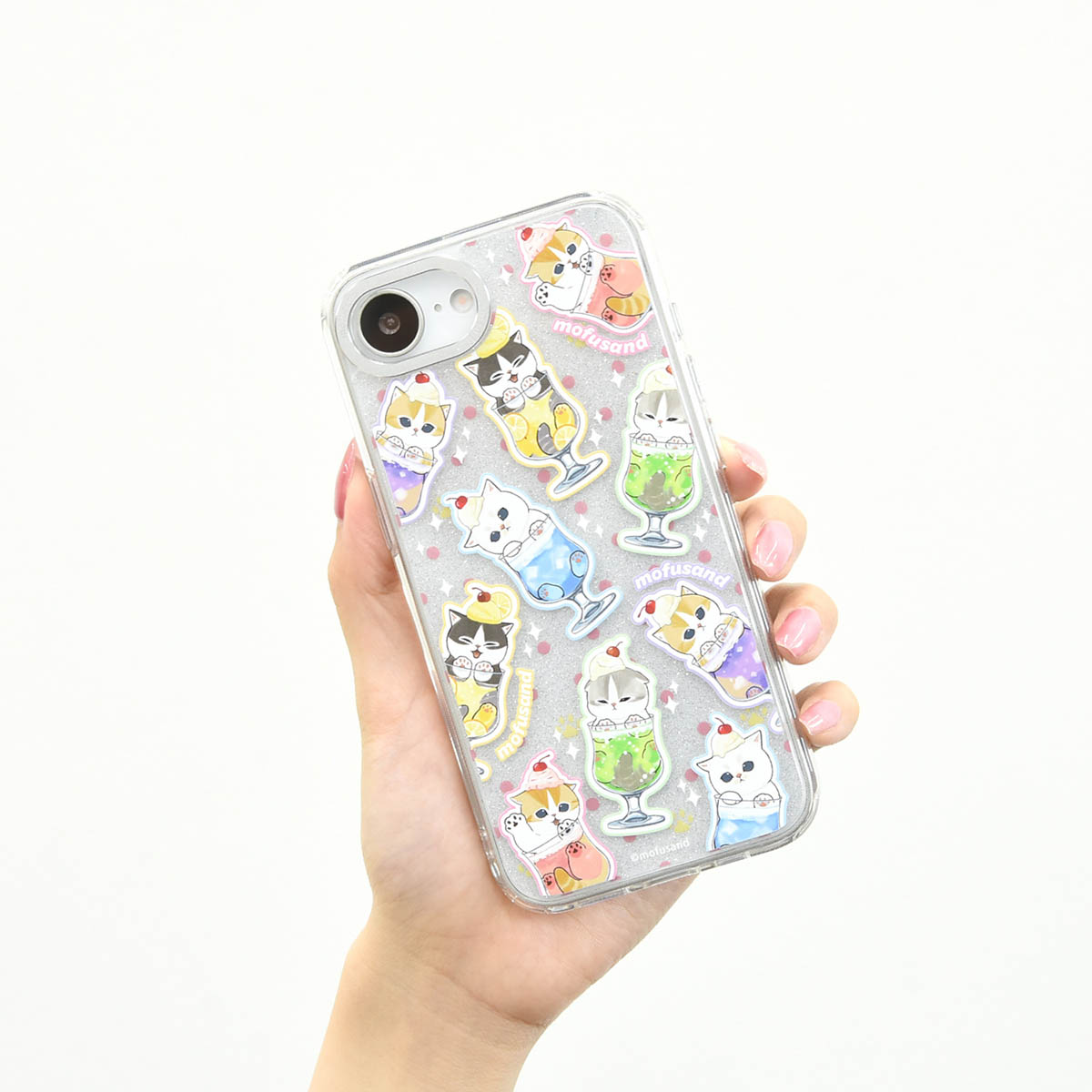 Funda Mofusand para iPhone con marco para cámara