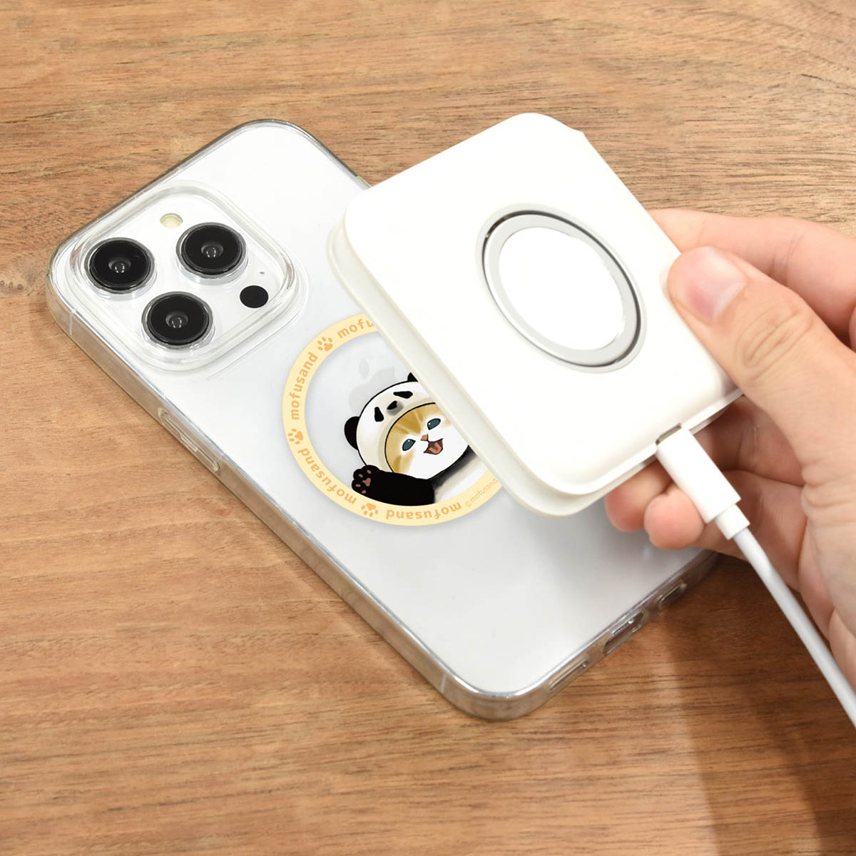 Sticker metálico MagSafe mofusand - Gato panda