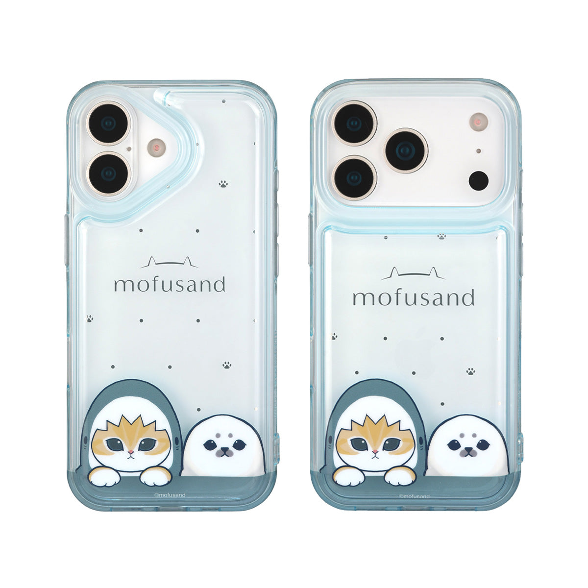 Funda Mofusand Gato Tiburón para iPhone 17